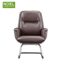 Oliver-V, Soft comfortable computer ergonomic leather desk seating leather matching visitor conference chair