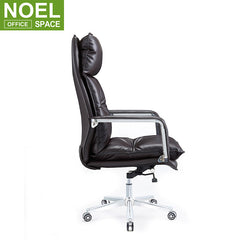 Omar-H, Cheap price light leather office high back desk chair for sale executive armchair