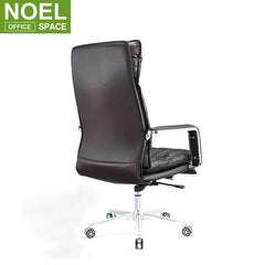 Omar-H, Cheap price light leather office high back desk chair for sale executive armchair