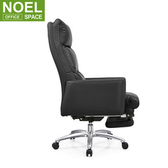Height Adjustable back reclining office executive sleeping leather recliner chair