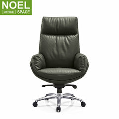 Factory Directly Big and Tall Brown Manager Swivel Leather PU Office Chair Ergomic Executive Chair