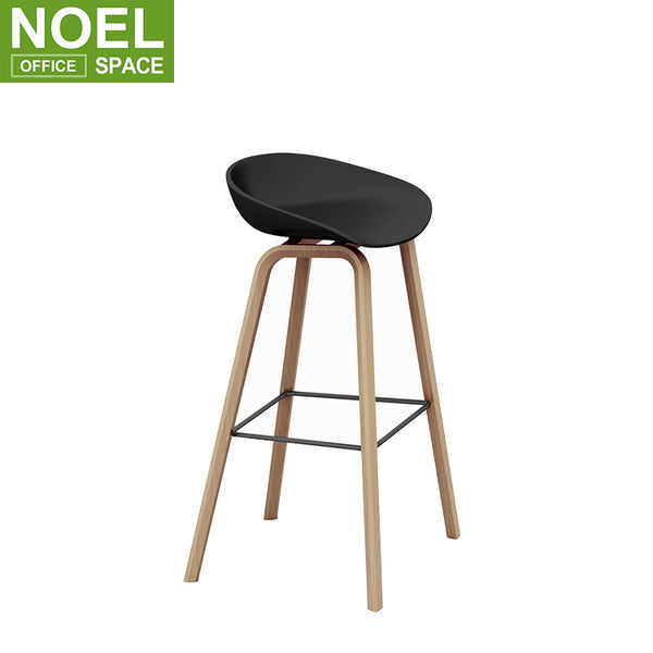 Bar chair log tripod leisure chair many colors are available