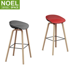 Bar chair log tripod leisure chair many colors are available