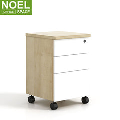 3 Drawers knock Down Structure Steel Mobile Pedestal Cabinets with Lock office Activity cabinet