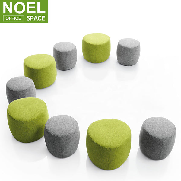 Round leisure sofa stool