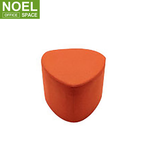 Irregular leisure sofa stool orange