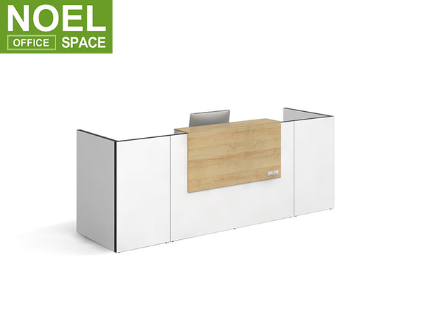 Professional manufacture SC White MFC office reception desk