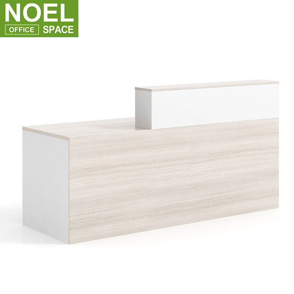 Modern Small Simple Office Furniture Cashier MDF Table Counter Reception Desk