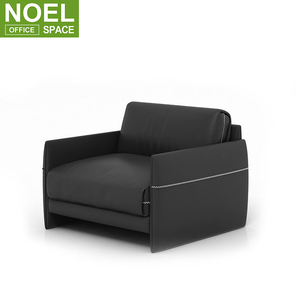 Office simple industrial style single sofa collocation