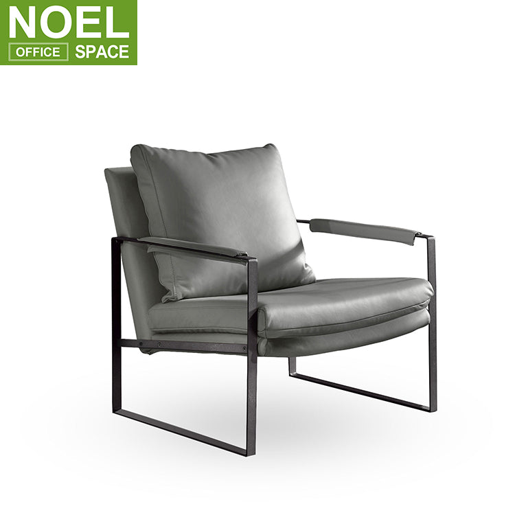 High-quality leisure chair single chair black sand pattern tripod