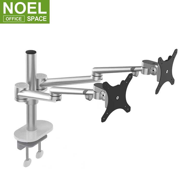 The surface of aluminum alloy is treated with silver oxide can fix the desktop Monitor arm stand