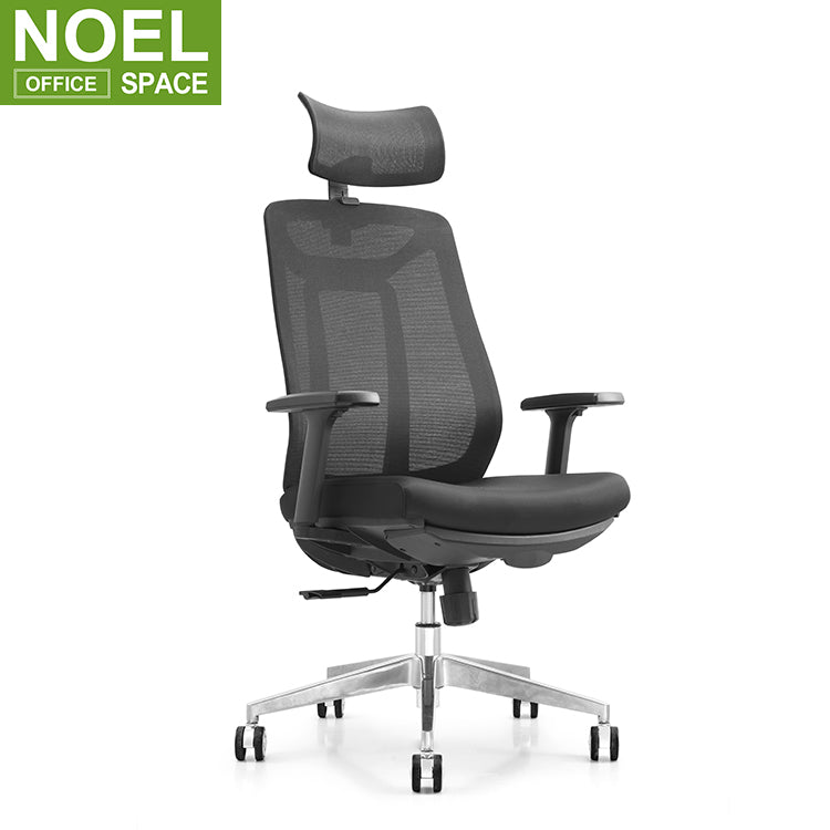 Paco-H, Modern Office Furniture Hot Selling High back Ergonomic Mesh Back Office Chair With Footrest