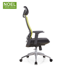 Pearl-H, New Design High Back Mesh Office Chair, Fixed PP With Fiber Armrest