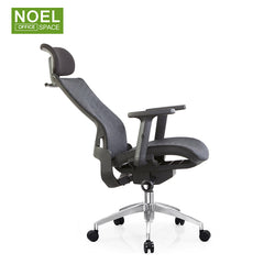 Pearl-H, Swivel Task Chair with Mesh Padded Seat Black