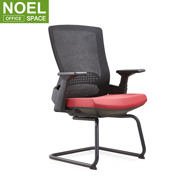 Pike-V, New design mid back mesh staff chair with fixed lumbar support