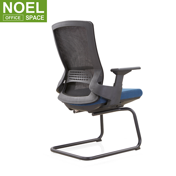 Pike-V, New design mid back mesh staff chair with fixed lumbar support