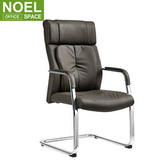 Ravi-V, Fashionable executive Mid back Pu leather chair with chrome leg staff chair