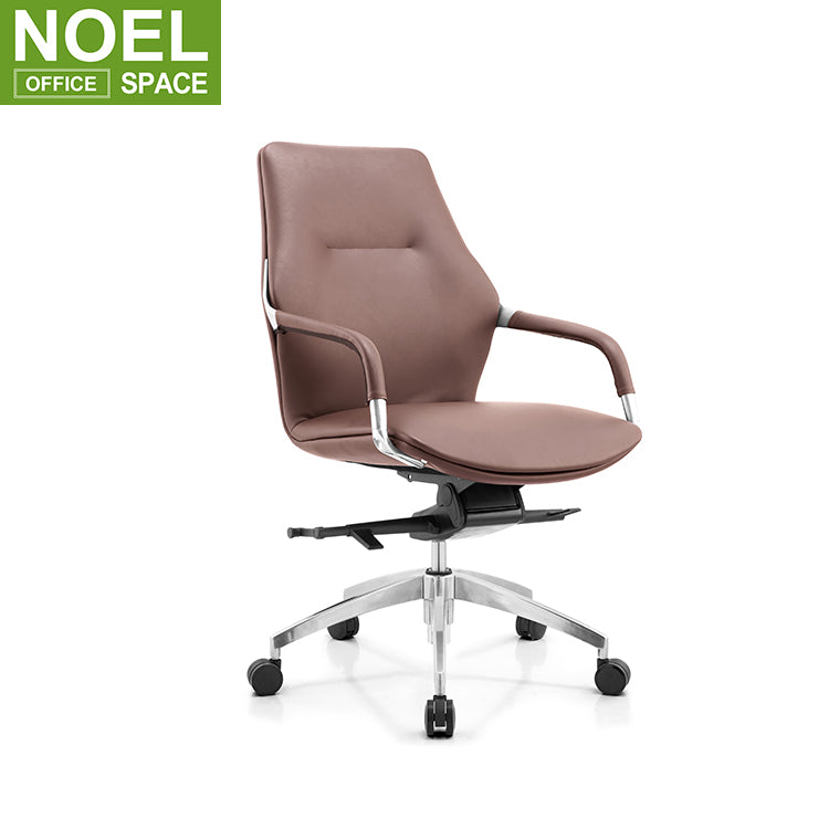 Rick-M, Luxury Comfortable Swivel Boss Manager Executive Office Genuine Leather Chair