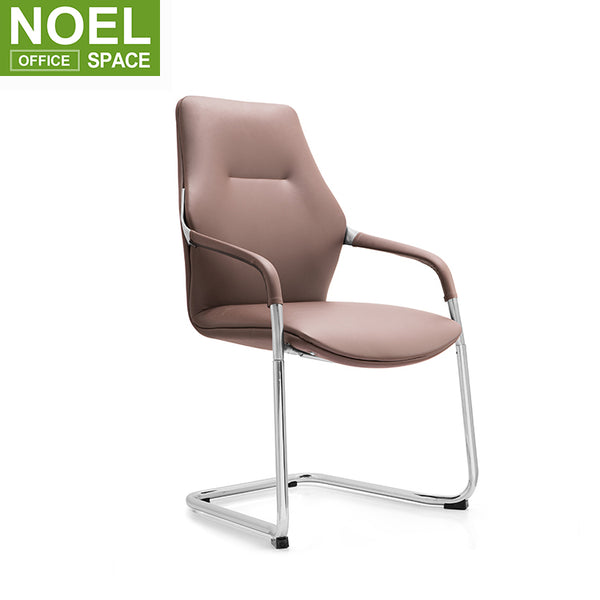 Rick-V, OEM Modern Furniture PU Boss Conference Room Ergonomic Office Chair Without Wheels