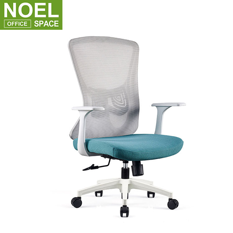 Roy-M, Good Quality High Back Swivel Rocking Staff Computer Mesh Office Chair For Worker