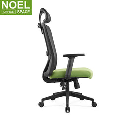 Stacy-H, Swivel secretary chair high back ergonomic chair mesh chair with wheels for hotel