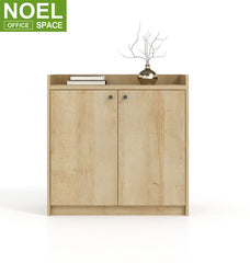 Simple Design Office Filing Cabinet Wooden Door Tea Storage Cabinet