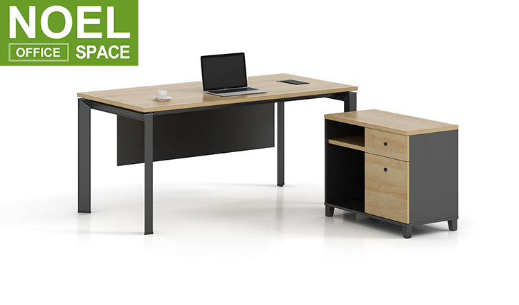 Modern Office Deek Hot Sale L Shape Executive Desk New Design Office Furniture Desk With Cabinet