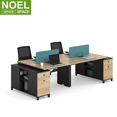 New product office partition 4 staff workstation furniture