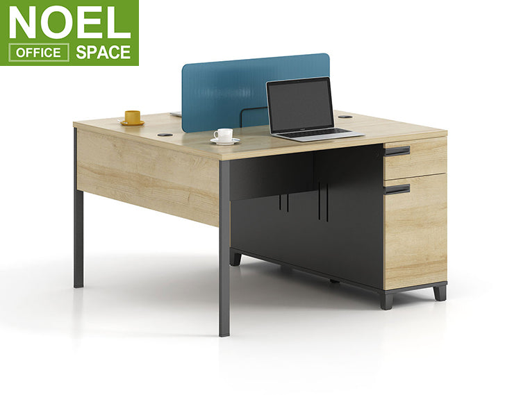 High design factory direct sale 2 person customized modern office workstation