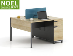 High design factory direct sale 2 person customized modern office workstation
