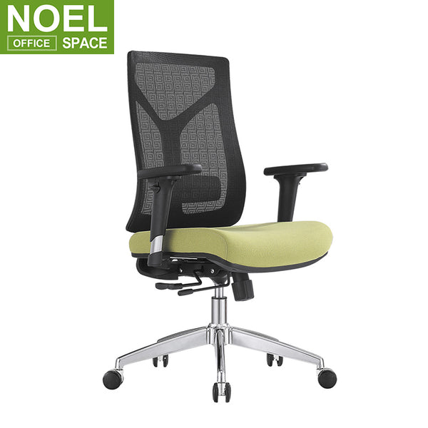 Wilson-M, New Style Mid Back Ergonomic Mesh Office Chair With Seat Sliding
