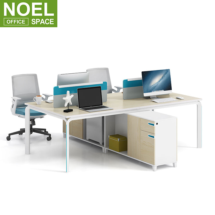 New style four seater office modular open workstation