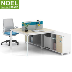 Modern Computer desk 2 person office partition material staff workstation
