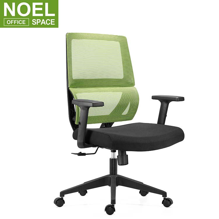 Mars-M, Mid back Furniture chair simple design synthetic leather best ergonomic office chair