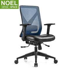 Mike-H/M(PU),BIFMA passed ergonomic mesh office chair adjustable back and sliding seat function NOEL
