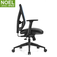 Mike-H/M(PU),BIFMA passed ergonomic mesh office chair adjustable back and sliding seat function NOEL